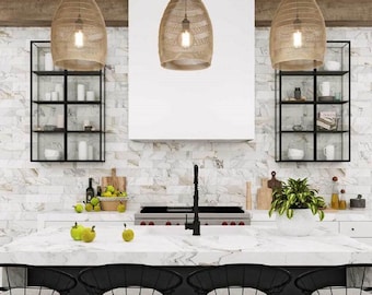 White 4x12 Marble Polished Subway Tile - Sample