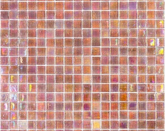 China Pink 12x12 Glossy Uniform Square Glass Mosaic Tile (20 pack, 18.69 sq ft/case)