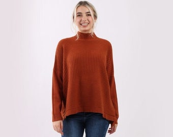 Women Cozy Knitted jumper,Ladies Chunky Oversized Jumpers