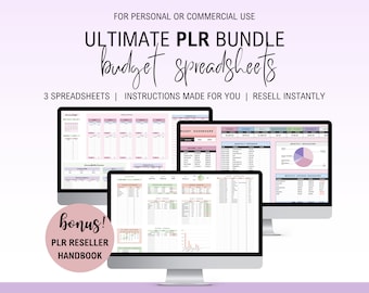 Massive PLR Spreadsheet Bundle you can resell. Master Resell Rights. Plr google sheets. PLR handbook. Resell templates plr