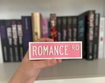 Personalized Acrylic Library Sign, Custom Book Trope Street Sign