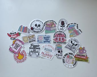 romance reader sticker, smut sticker, bookish sticker, bookish gift, booktok sticker, romantasy sticker, kindle stickers, book lover