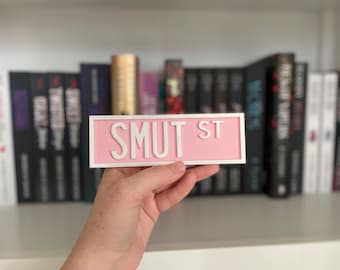 Personalized Acrylic Library Sign, Custom Book Trope Street Sign
