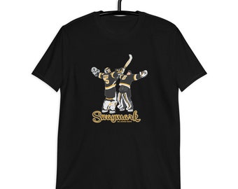 Camiseta Swaymark Bruins con el abrazo del portero