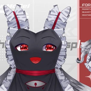 Einzigartige Appron Vtuber Model, Benutzerdefinierte Charakter Auftrags, Fullbody Rigged Vtuber, Live2D Objekten