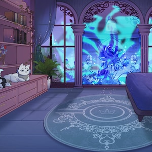 Animated Anime Background, Vtuber Cozy Room, Landscape Scenery, DND Map, Manga Background, Visual Novel Cover, Streaming Decoration