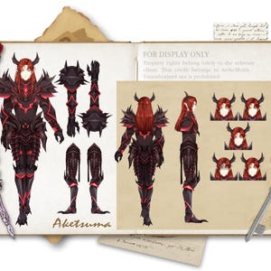 Commission de feuille de personnage d'anime personnalisée | Feuille d'autocollants, brouillon Vtuber, tableau de référence, conception d'avatar du MDN