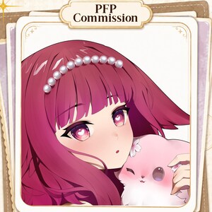 Avatar de anime personalizado / Retrato personalizado / Icono de VTuber / Foto de perfil de streamer / Arte digital de personajes imagen 16