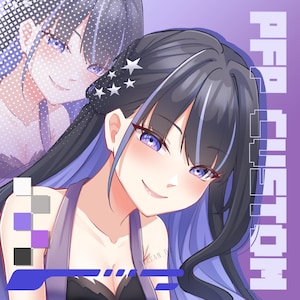 Comisión de Anime PFP personalizada: Avatar de arte digital para OC, Genshin, FF xiv, D&D, Roblox, Parejas, Twitch y Discord
