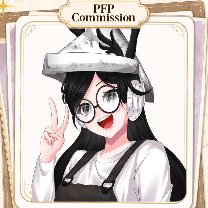 Custom Anime Avatar | VTuber Icon | Discord & Twitch Profile Picture | Personalized Character Portrait image 8