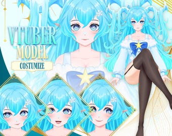 Encargo de modelo Live2D para VTuber / Servicio de rigging personalizado / Avatar de anime para streamers