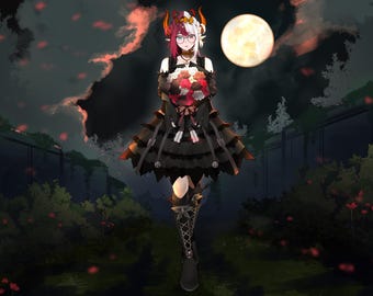 Custom Anime Character Illustration | Original Character Art Commission (Digital)