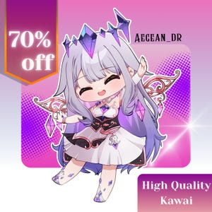 Aangepaste chibi-animekunst | Gepersonaliseerde personagecommissie voor PBB, Furry, Genshin, Original Character, DnD en FF XIV