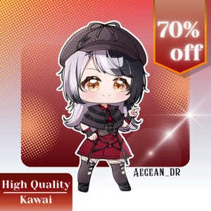 Chibi Anime Art Commission | Custom Digital Art for OC, DnD, Genshin, FF xiv, Couple | Profile Picture, Twitch PFP, Vtuber Icon, Pngtuber
