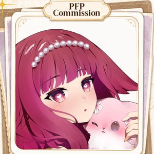 Custom Anime Avatar | VTuber Icon | Discord & Twitch Profile Picture | Personalized Character Portrait image 2