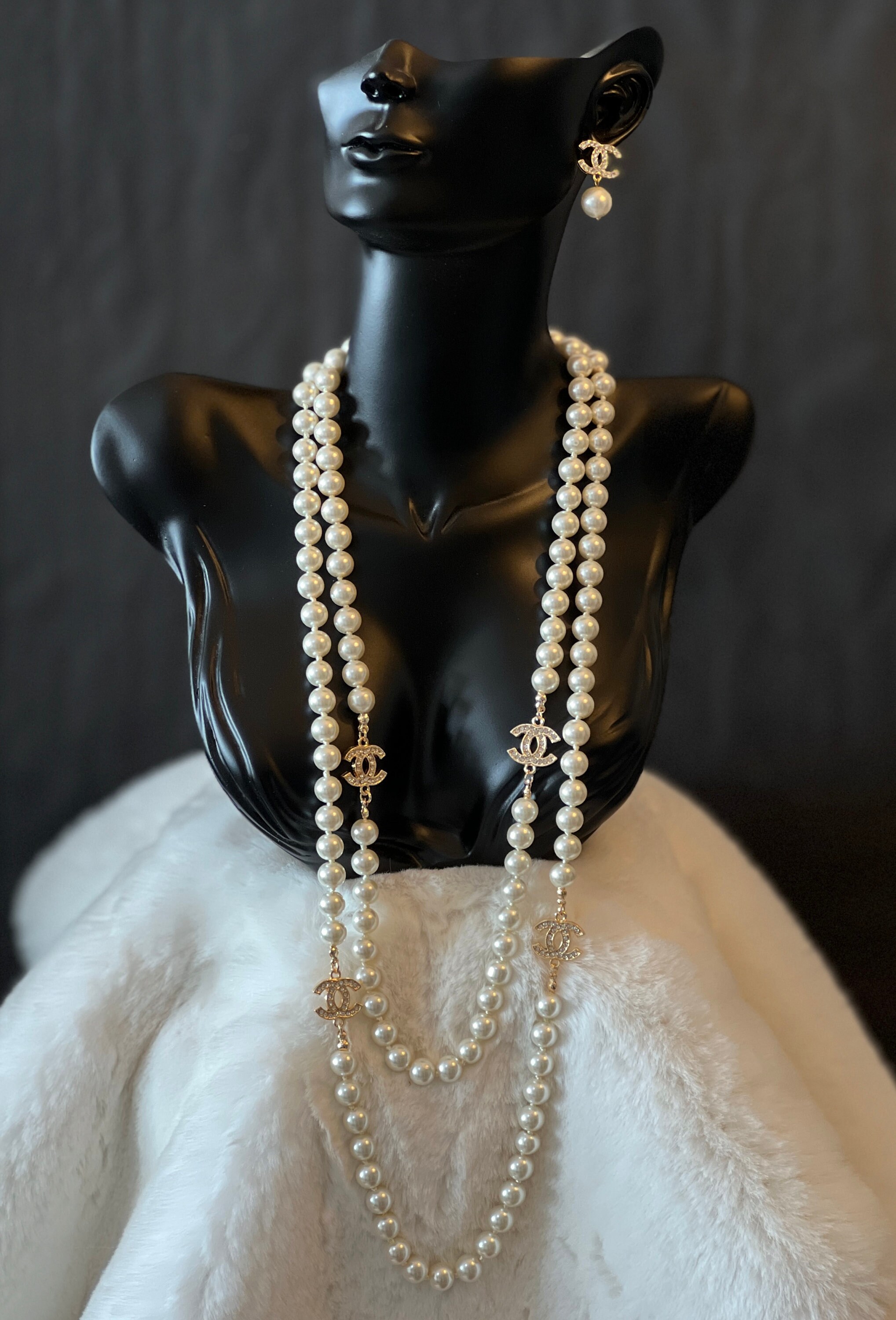 chanel and pearls