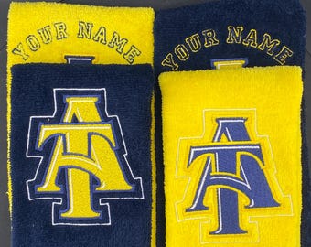 Nickel frei; und T Aggies besticktes Freizeit-Luxe-Handtuch: HBCU Pride Gift