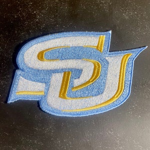 Southern University Iron-On Patch: Graduation Cap Applique (7 Inch)