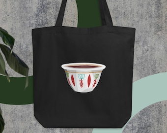 Lebanese Coffee Cup Eco Tote Bag Lebanon Coffee Arabic Coffee Bag Lebanese Bag Arabic Bag Beirut Bag Lebanon Tote Lebanese Gift Kahwa Kahwe