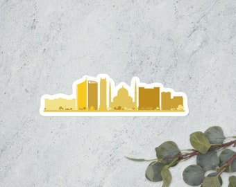 Beirut Skyline Pegatinas sin burbujas Pegatina de Beirut Pegatina del Líbano Pegatinas del horizonte del Líbano Recuerdo de Beirut
