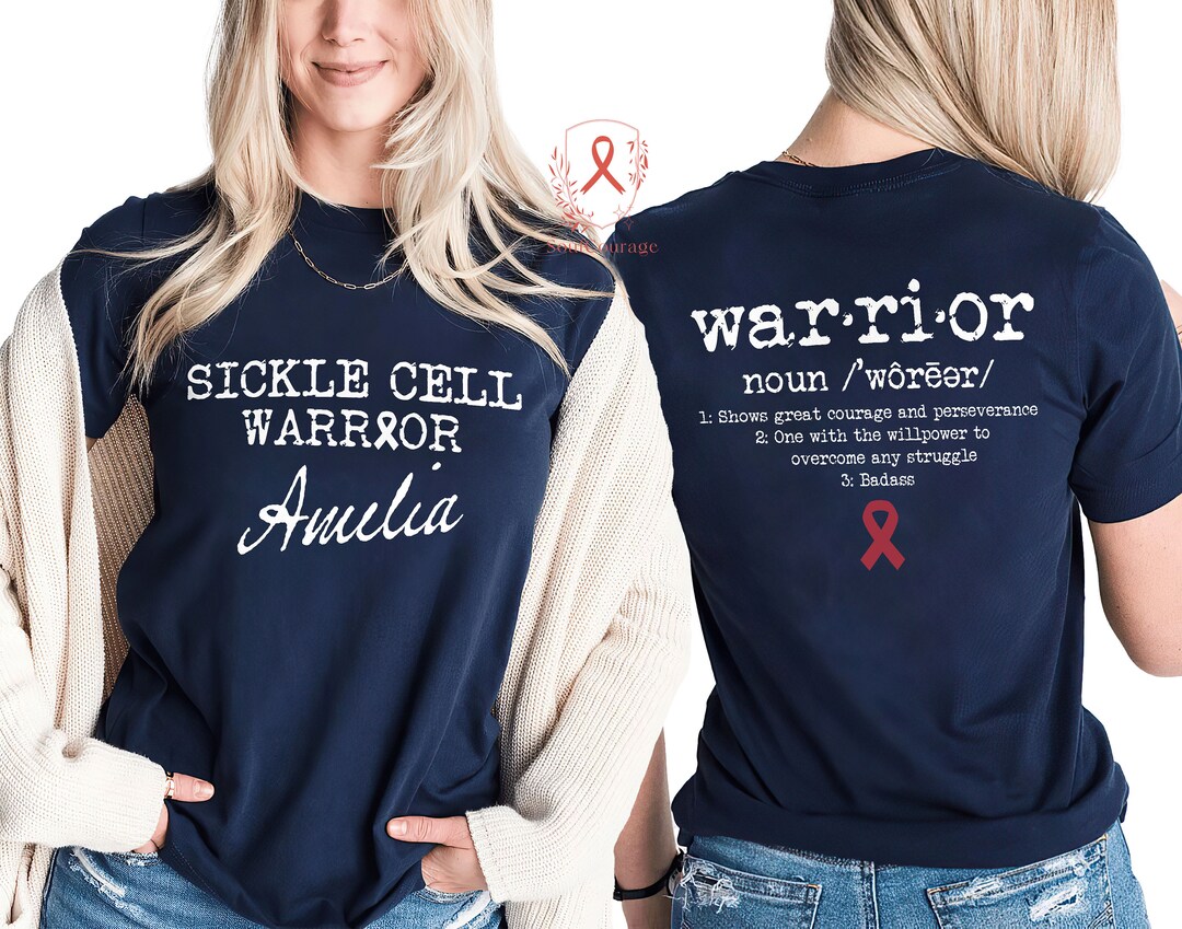 Sickle Cell Awareness Shirt Definition of Sickle Cell Warrior Etsy