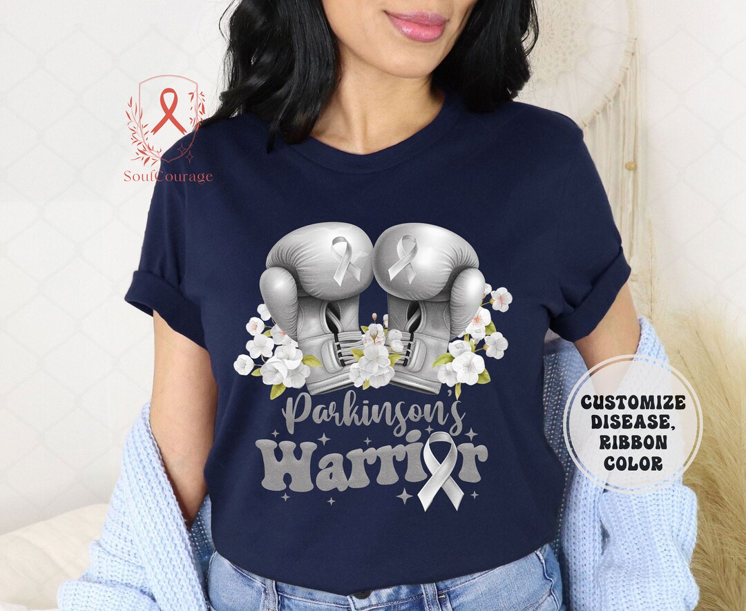 Parkinson's Awareness Shirt Boxing Gloves Parkinson's Etsy