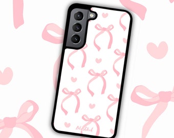 Bows! iPhone & Samsung Case Flowers Botanical Coquette, Vintage 70s, Handmade, Spring Coast, Coquette