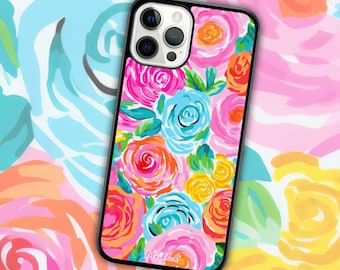 Sunset Roses iPhone Case: Floral Summer Design