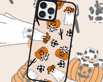 Ye Haw Scaries iPhone & Samsung Case Halloween Cowboy Fall, Floral,  Handmade, Thanksgiving, Pumpkins, Holiday