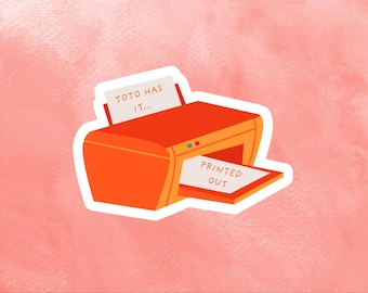 Toto Has It Printed Out | Funny F1-Inspired Sticker