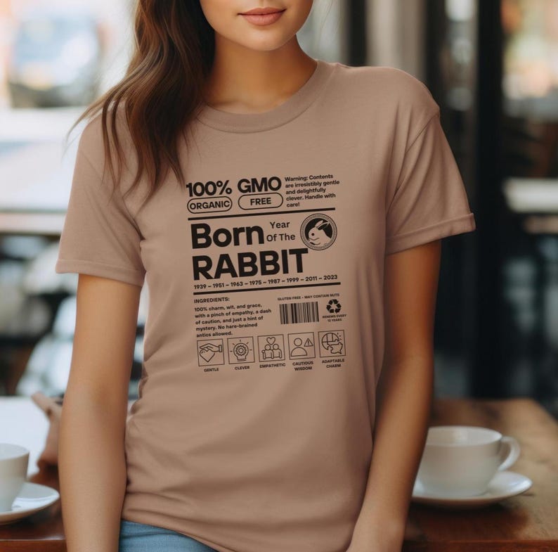 Born Rabbit-personality Traits PNG SVG, Digital Download, Asian ...
