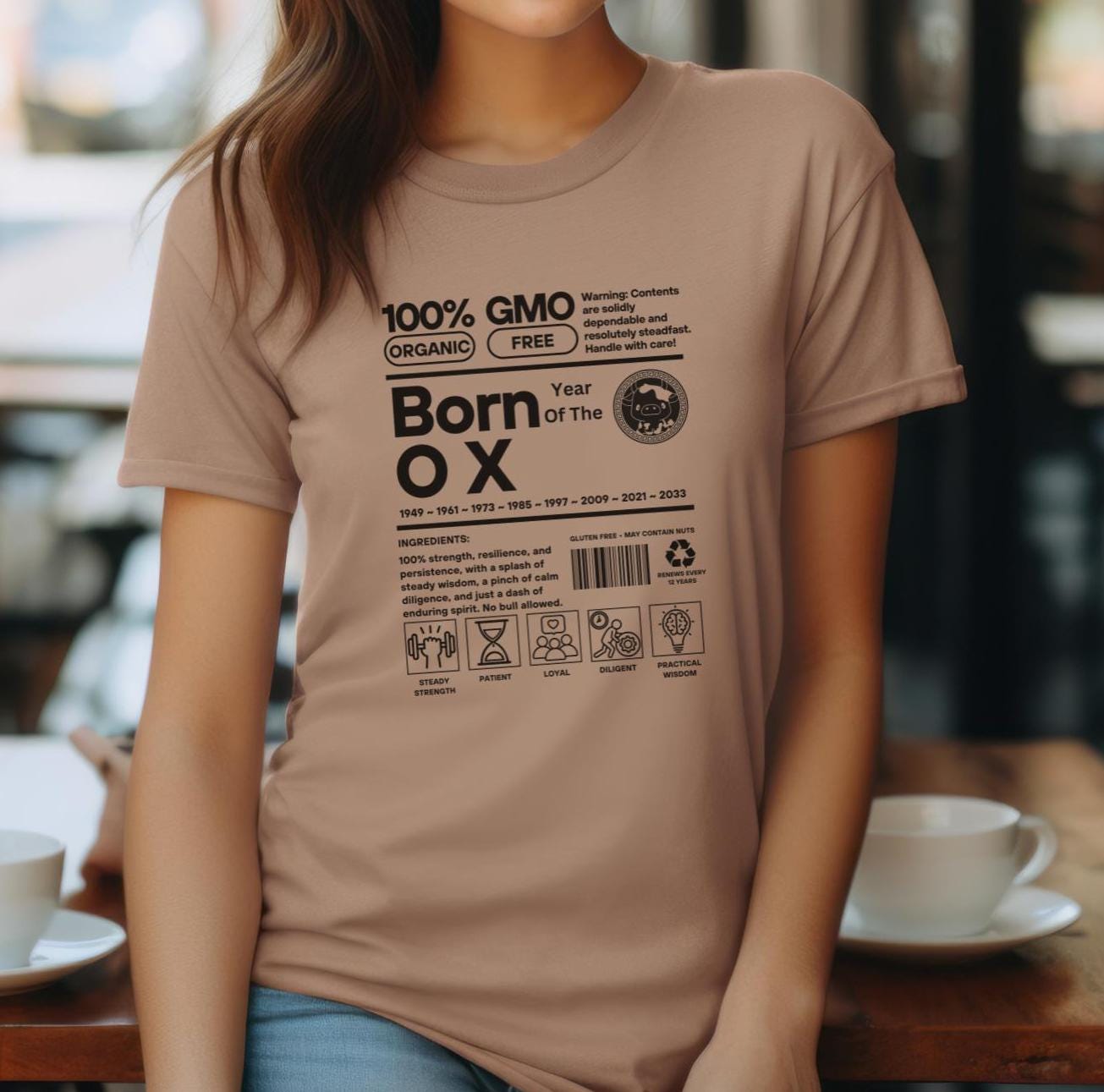 Born Ox Personality Traits PNG SVG Astrology Digital Download Asian ...