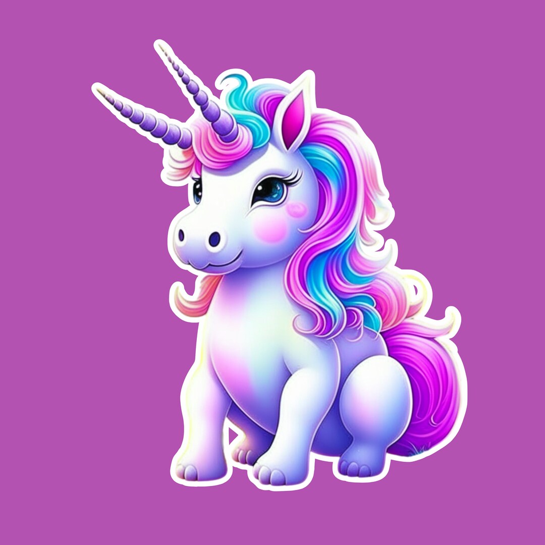 Cute Unicorn Sticker / Unicorn Sticker / Unicorn / Fantastic Etsy