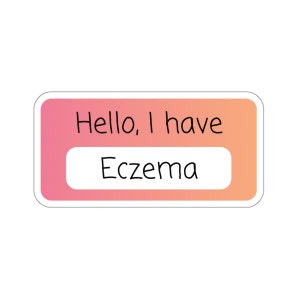 Autocollants feuilletés mais fabuleux, ambassadeur de l'eczéma, autocollant sur l'état de la peau, autocollant de sensibilisation à l'eczéma, amorce de conversation, autocollant humour, santé