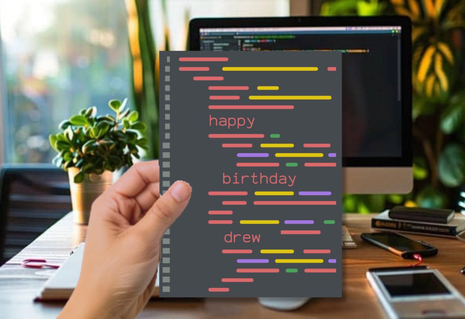 Coder Birthday Card, Editable Customizable, Software Developer Card ...