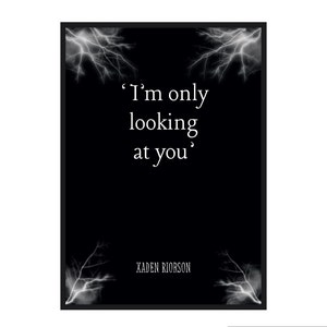 Fourth Wing Print -Xaden Riorson A4 Quote - Violet Sorrengail Print - Fourth Wing Printable - Fourth Wing Art - Fourth Wing Quote