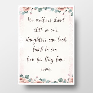 Barbie We Mothers Stand Still A4 Print - Barbie We Mothers Stand Still A4 Quote - Barbie Movie Quote - Barbie Print - Barbie Quote Poster