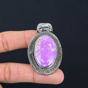 Phosphosiderite Pendant Vintage Pendant Gemstone Jewelry 925 Sterling Silver Pendant Handmade Pendant Phosphosiderite Jewelry Wedding Gift