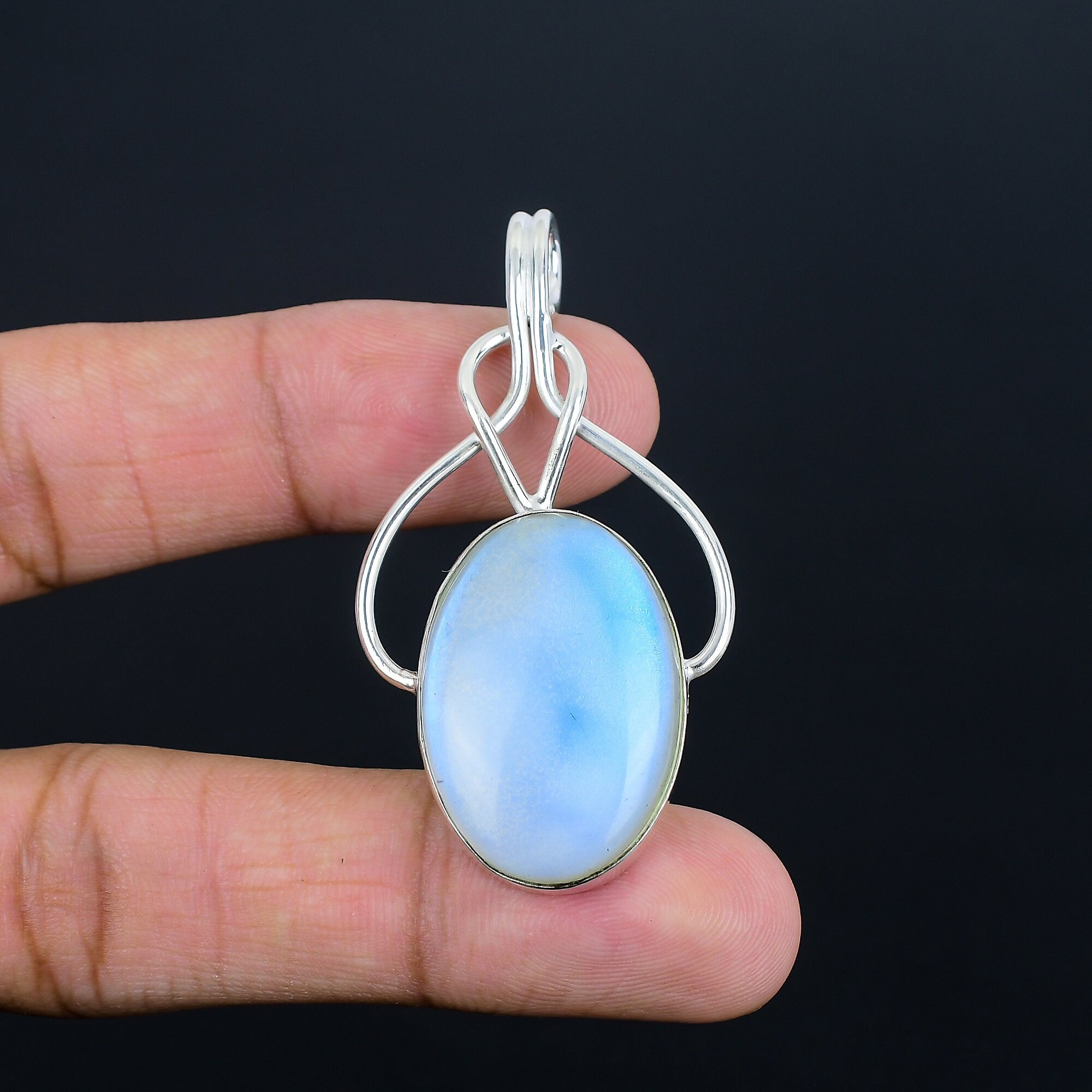 天然オパールペンダント S925純銀 高級ジュエリー 楽天市場】天然 プレシャスオパール オーバル ネックレス シルバー925