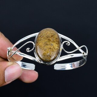 Odinstone Bracciale Con Pietra Di Luna E Ali D'Angelo – Argento 925, Regolabile, Gioiello Donna Significativo, Regalo Perfetto Per Lei