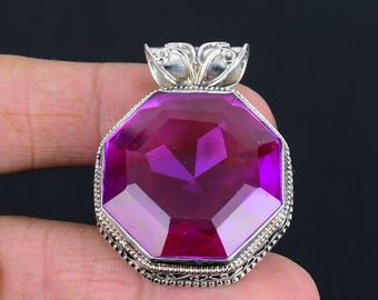 ピンクトルマリンのシルバー手作りペンダント ピンクトルマリンのシルバー手作りペンダント ピンクトルマリンの