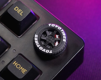 Volume knob artisan mechanical keyboard resin cast