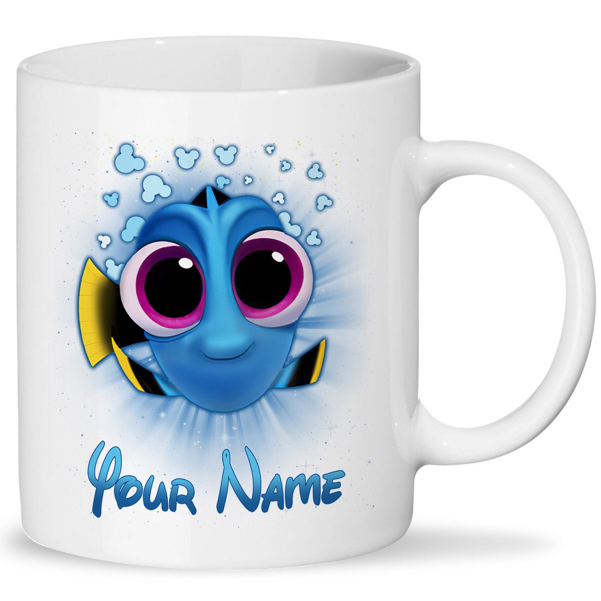 Dory Ceramic Mug, Cute Dory Mug, Dory Coffee Mugs, Dory Gifts, Dory movies mug