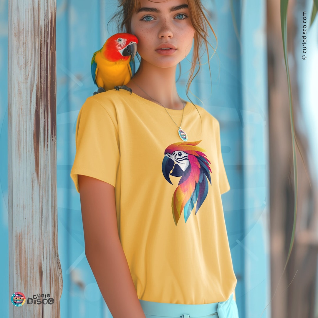 Macaw Parrot Bird Shirt for Bird Watching | Bird Watcher Gift, Earth ...