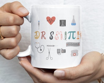 Personalized Chemistry Doctor Mug, Customised Phd Chemistry Teacher Cup, Graduation Gift, Chemistry Scientist Doctorate Dr Graduate Mug