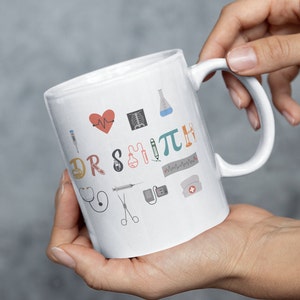 Personalized Biological Phd Mug, Customised Biological Science Cup, Graduation Gift, Doctorate Dr Present Graduate Mug, Graduating Gift image 1