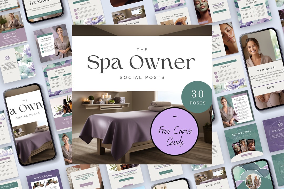Medspa Social Media Post, Social Media Post Template for Spa, Med Spa ...