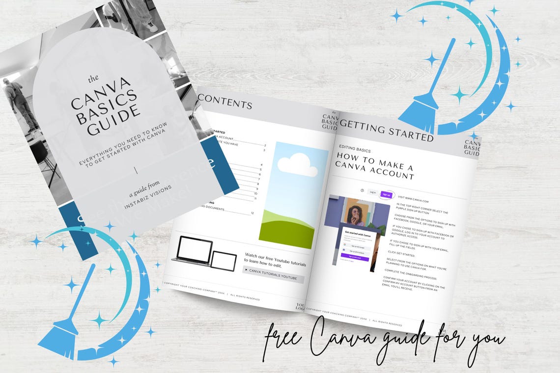 Office Cleaning Estimate Template, Canva Editable Template, Cleaning