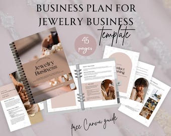 Plan de negocios de joyería, plan de negocios para negocios de joyería, plantilla de plan de negocios, plan de marketing, plan financiero