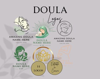Postpartum Doula Logo, Doula Business Logo, Birth Doula Logo, Doula Logo Design, Midwife Logo, Childbirth Education, Labor Coach Logo, Baby